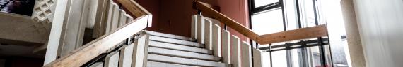 Escalier du hall du Conservatoire & Orchestre de Caen